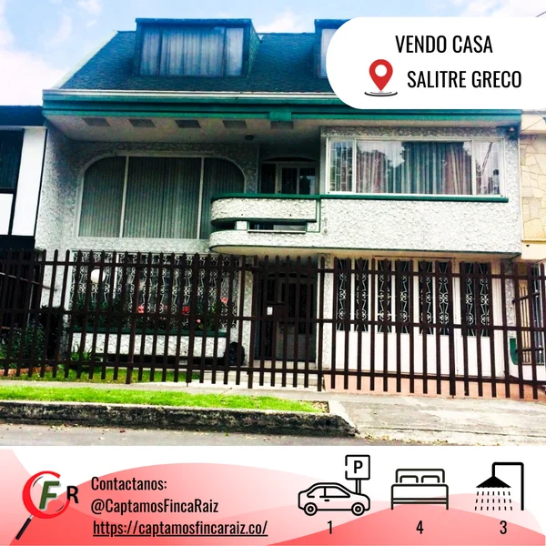 SALITRE GRECO CASA EN VENTA 250M2