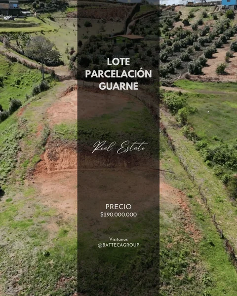 Lote con licencia de construcción. 