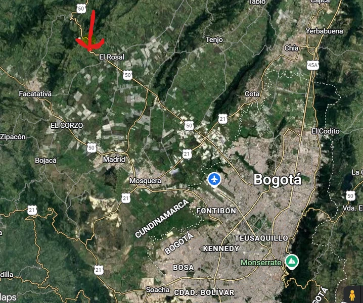 LOTE AGROINDUSTRIAL - 96.000 M2 - SAN FRANCISCO CUNDINAMARCA