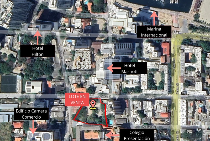 Lote En Exclusivo Sector EL PRADO Junto al Marriott - Santa Marta