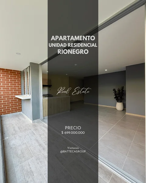 Hermoso apartamento para estrenar en Rionegro