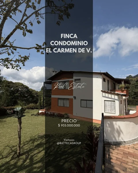 Se vende finca en condominio campestre