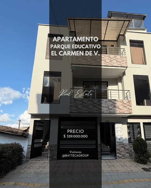 Se vende apartamento 2do piso por el parque educativo