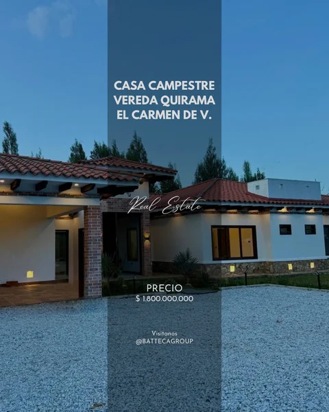 Casa campestre con acabados de lujo - El Carmen de Viboral