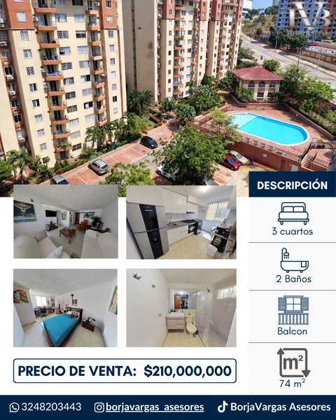 APARTAMENTO EN VENTA PARQUE 100 HABI (ND:44099149730)