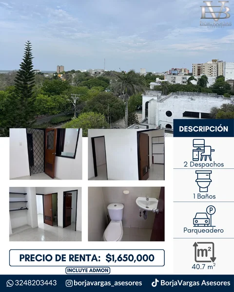 OFICINA EN ARRIENDO 